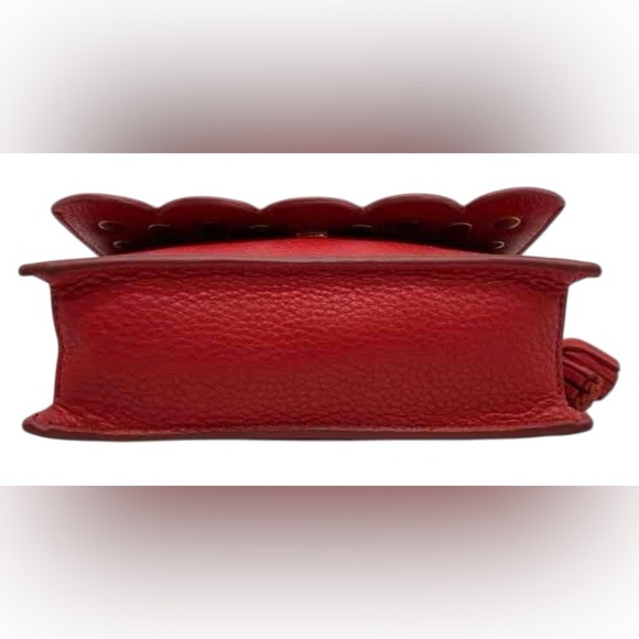 Kate Spade Red Clutch with Pearl Accents - Picture 3 of 12